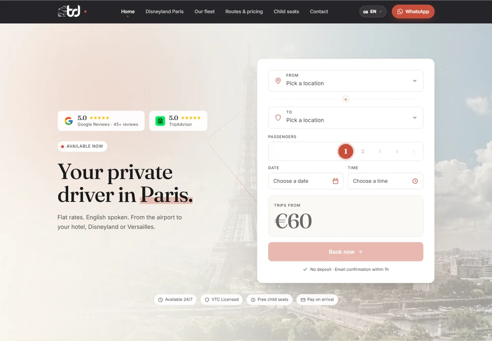 The Driver — homepage